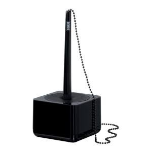 Kugelschreiber-Ständer i-Line CHROME, chrome/ schwarz HAN 27651-88 (4012473276512)