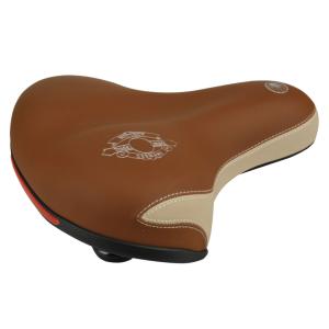 Touren-Fahrradsattel Elastomer, cappuccino FISCHER 85661 (4008153856617)