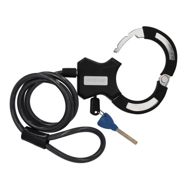 Kabel-Fahrradschloss mit Schelle, Länge: 1.200 mm FISCHER 50745 (4008153048647)