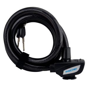 Kabel-Fahrradschloss, Länge: 1.800 mm, schwarz FISCHER 85911 (4008153859113)