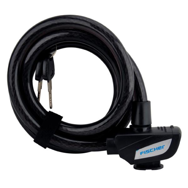 Kabel-Fahrradschloss, Länge: 1.800 mm, schwarz FISCHER 85911 (4008153859113)