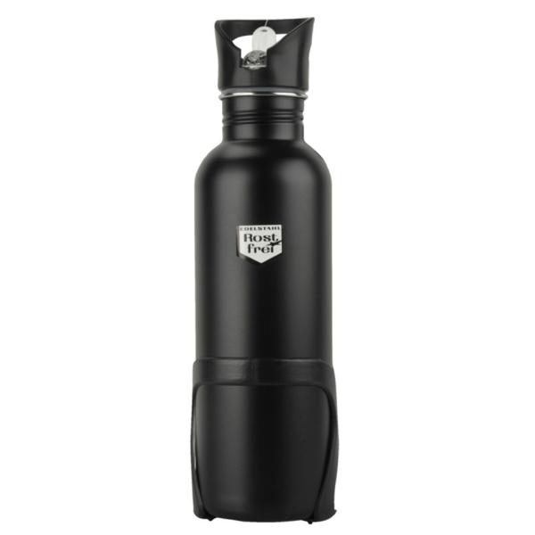 Fahrrad-Trinkflasche, 0, 75 Liter, schwarz FISCHER 86057 (4008153860577)