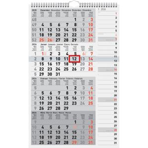 Wandkalender 4-Monatskalender Kombi Planer 4, 2026 rido ide 7033430006 (4003273791169)