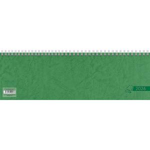 Tischkalender 'Querterminbuch', 2026, grün Glocken 5072521506 (4061947145410)