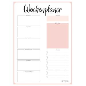 Wochenplaner-Block, A5, immerwährend herlitz 50047956 (4008110384979)
