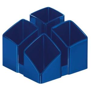 Multiköcher SCALA, 4 Fächer, blau-transparent HAN 17450-26 (4012473017481)