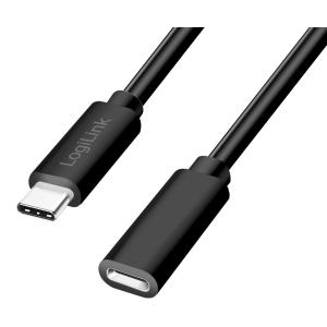 USB 2.0 Verlängerungskabel, weiß, 2, 0 m LogiLink CU0221 (4052792074345)