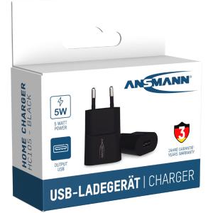 USB-Steckdosenadapter Home Charger HC105, USB-A, weiß ANSMANN 1001-0112 (4013674176670)