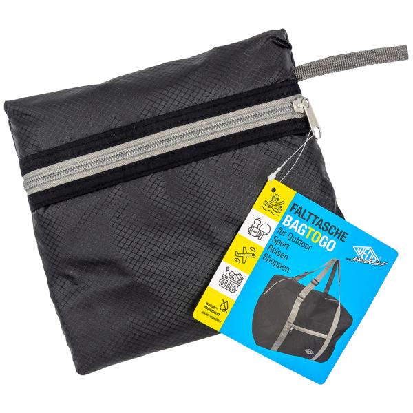 Falt-Gepäcktasche BAGTOGO, schwarz WEDO 582 601 (4003801873862)