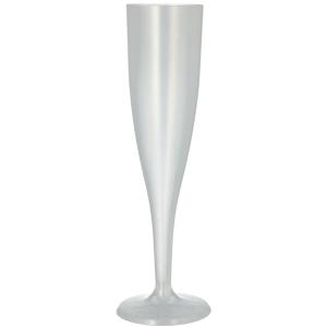 Mehrweg-Sektglas PP, 0, 1 l, transluzent, 10er PAPSTAR 89729 (4002911897294)