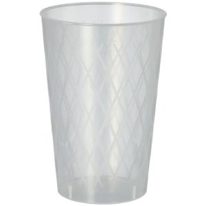 Mehrweg-Trinkbecher, 0, 25 l, transluzent, 40er PAPSTAR 89820 (4002911498712)