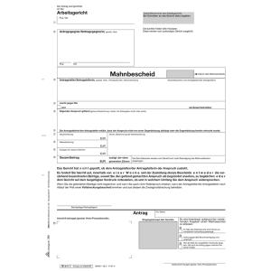 Vordruck 'Antrag auf Erlass eines Mahnbescheides' RNK Verlag 703 (4002871070317)