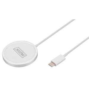 Induktions-Ladegerät, magnetisch, 15 Watt, weiß DIGITUS DA-10080 (4016032482765)
