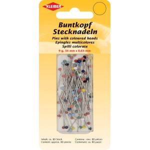 Buntkopf-Stecknadeln KLEIBER 70031 (4009691700318)