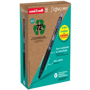 Gel-Tintenroller SIGNO 207E, VALUE PACK, blau uni-ball LTUMN207/12+6 B (3296280049281)