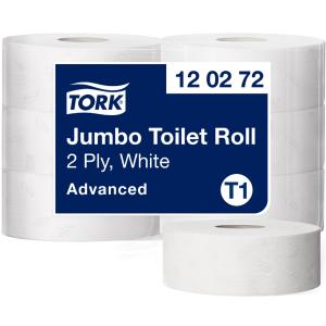 TORK Großrollen-Toilettenpapier Jumbo, 2-lagig, weiß, 360 m tork 120272 (7322540472110)