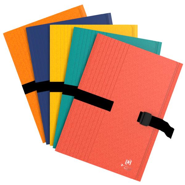 Dokumentenmappe Bicolor Recyc+, DIN A4, orange Oxford 100201315 (3148240074294)