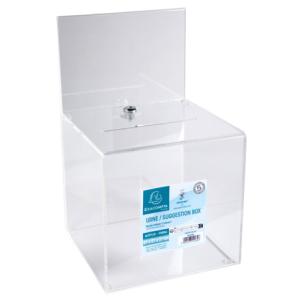 Aktionsbox, aus Acryl, abschließbar, glasklar EXACOMPTA 89258D (9002493104846)
