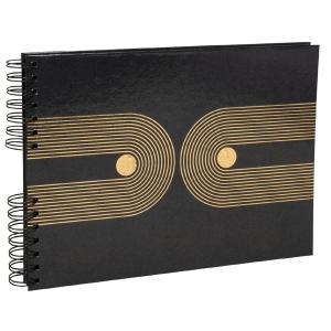 Foto-Spiralalbum Graphik, 320 x 220 mm, schwarz EXACOMPTA 16748E (3130630167488)