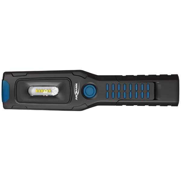 LED-Werkstatt-Stableuchte IL300R, schwarz/ blau ANSMANN 1600-0152 (4013674106004)