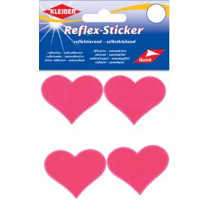 Reflex-Sticker 'Herzen', neonpink KLEIBER 61181 (4009691611812)