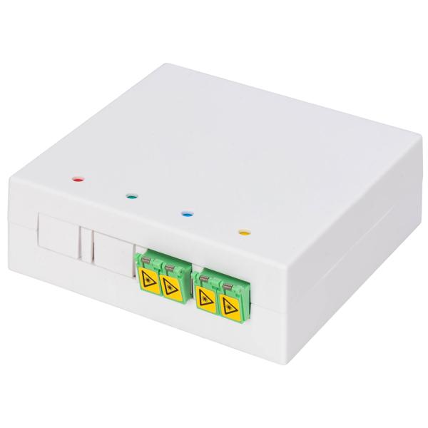 FTTH Gehäuse, 2 x LC/ APC DX Kupplung mit Shutter DIGITUS DN-931097 (4016032498599)