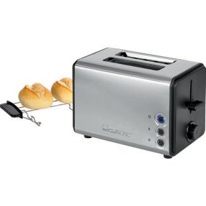 2-Scheiben Toaster TA 3620, schwarz / edelstahl CLATRONIC 263718 (4006160637182)