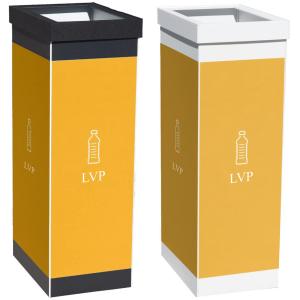 Wertstoffsammelbox für Leichtverpackungen, weiß PAPERFLOW CTSBPL.13.DE (3660141957334)