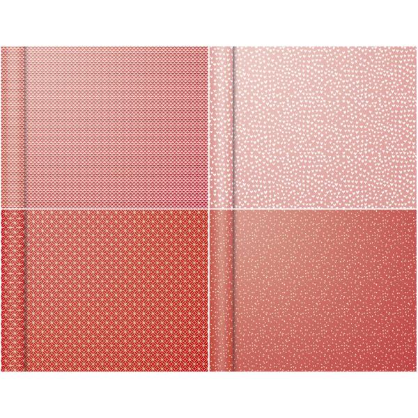 Geschenkpapier 'Tiny Rolls Herzen rosa' Clairefontaine 223862C (3329682238622)