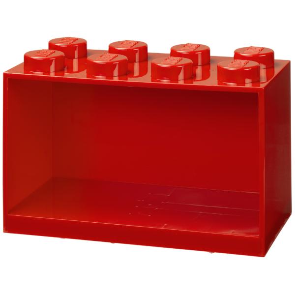 Bausteinregal BRICK SHELF 8, Breite: 318 mm, grau LEGO 41151740 (5711938033507)
