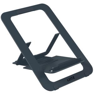 Notebookständer Ergo Ultraflach Aluminium höhenverstellbar 10-17, dunkelgrau Leitz 6346-00-89 (4002432138333)