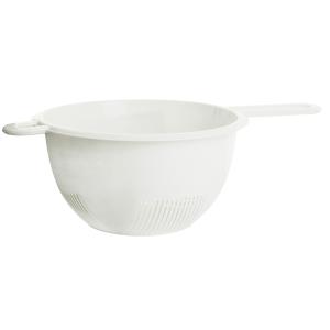 Küchensieb, rund, mit Griff, weiß plast team 31310800 (5706773313105)