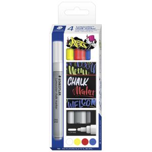 Staedtler Lumocolor Chalk Marker Kreidemarker Farbsortiert 2,4 Mm, 8 St. 344 C8 (4007817087671)