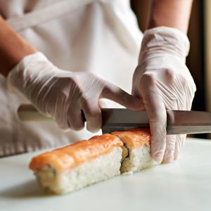 Nitril-Handschuh ALLFOOD SAFE, XL, blau, puderfrei HYGONORM 26104 (4015544261042)