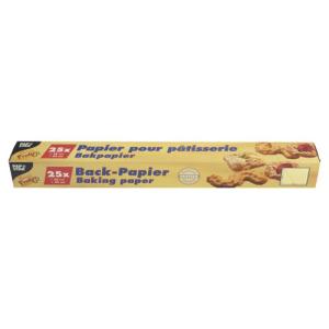 Backpapier Zuschnitte 38x42 cm braun 25 Blatt Faltschachtel PAPSTAR 14201 (4002911142011)