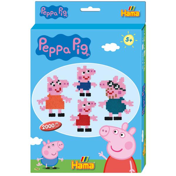 midi 'Peppa Wutz', Geschenkpackung Hama Bügelperlen 7965 (0028178079659)