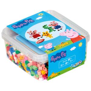 maxi + Stifteplatte 'Peppa Wutz', in Box Hama Bügelperlen 8750 (0028178087500)