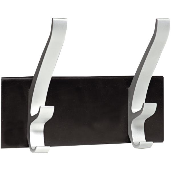 Wandgarderobe CYPRES 4 Haken grau-schwarz UNILUX 100340805 (3595560009879)