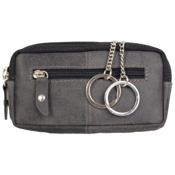 Schlüsseletui RFID, aus Leder, grau PRIDE&SOUL 47256 (4021068472567)