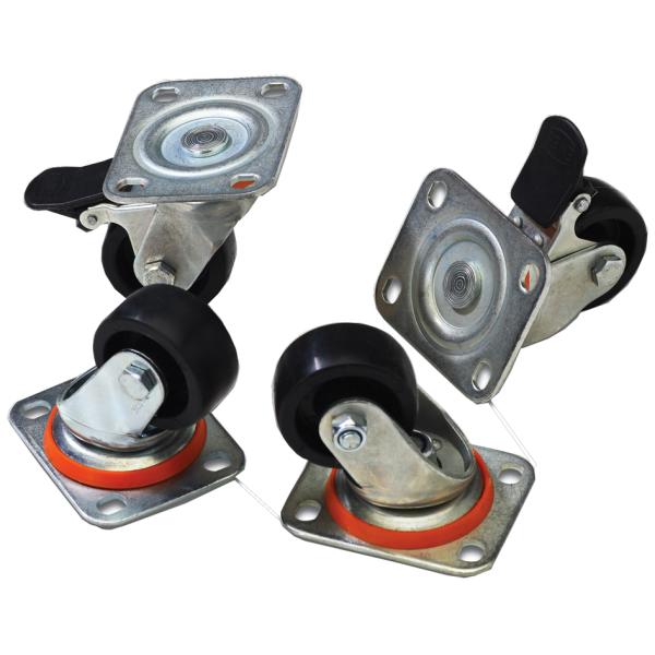 Rollensatz für Netzwerk-/ Serverschränke DIGITUS DN-19 CASTOR (4016032135296)