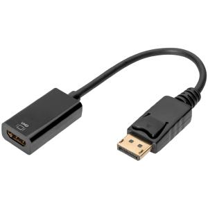 Aktiver DisplayPort Adapter / Konverter, 0, 2 m DIGITUS DB-340415-002-S (4016032468752)