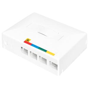 FTTX Leergehäuse für 4 x SC SX/ LC DX Kupplungen DIGITUS DN-931093 (4016032466529)