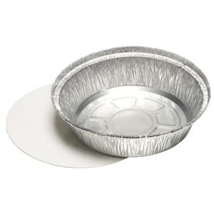 Aluminium-Schale rund, mit Deckel, 770 ml STARPAK 14508 (4002911145081)