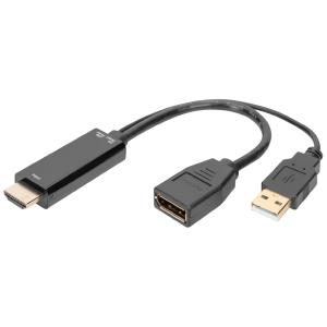 Digitus Ak-330101-002-s Displayport 1.2/hdmi Adapter (4016032481102)