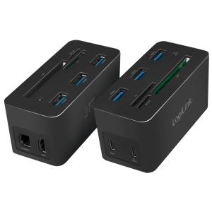 USB 3.2 (Gen 1) Mini Docking Station, 10-Port LogiLink UA0370 (4052792061338)