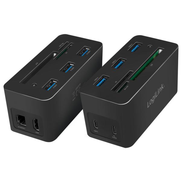 USB 3.2 (Gen 1) Mini Docking Station, 10-Port LogiLink UA0370 (4052792061338)