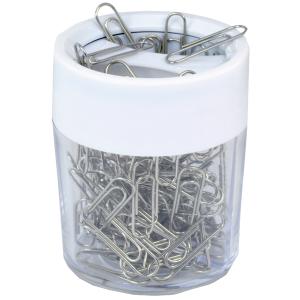 Klammernspender mit Magnet, weiß / transparent RAPESCO PCH000A1 (5018505025379)