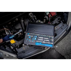 Steckschlüssel- & Bit-Satz, 56-teiliger Koffer QUANTOOL Q25010 (4003315854708)