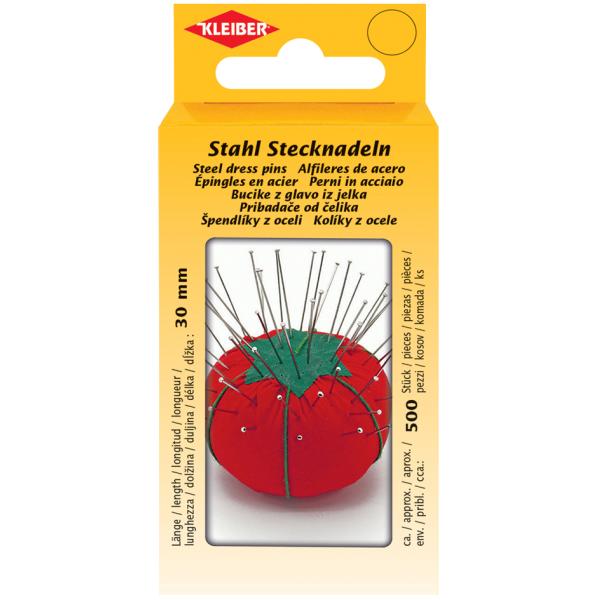 Stahl-Stecknadeln, in Metalldose KLEIBER 71023 (4009691710232)