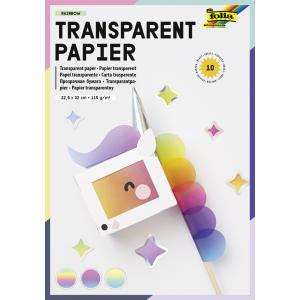 Regenbogen-Transparentpapiermappe, 230 x 320 mm folia 785 (4001868007855)